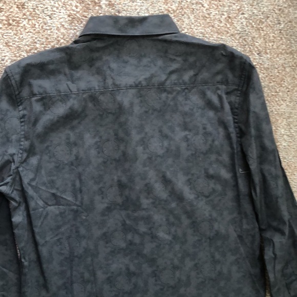 Robert Graham Mens Black Print Sutton Flip Cuff Button Down Shirt have S &M - Picture 9 of 12